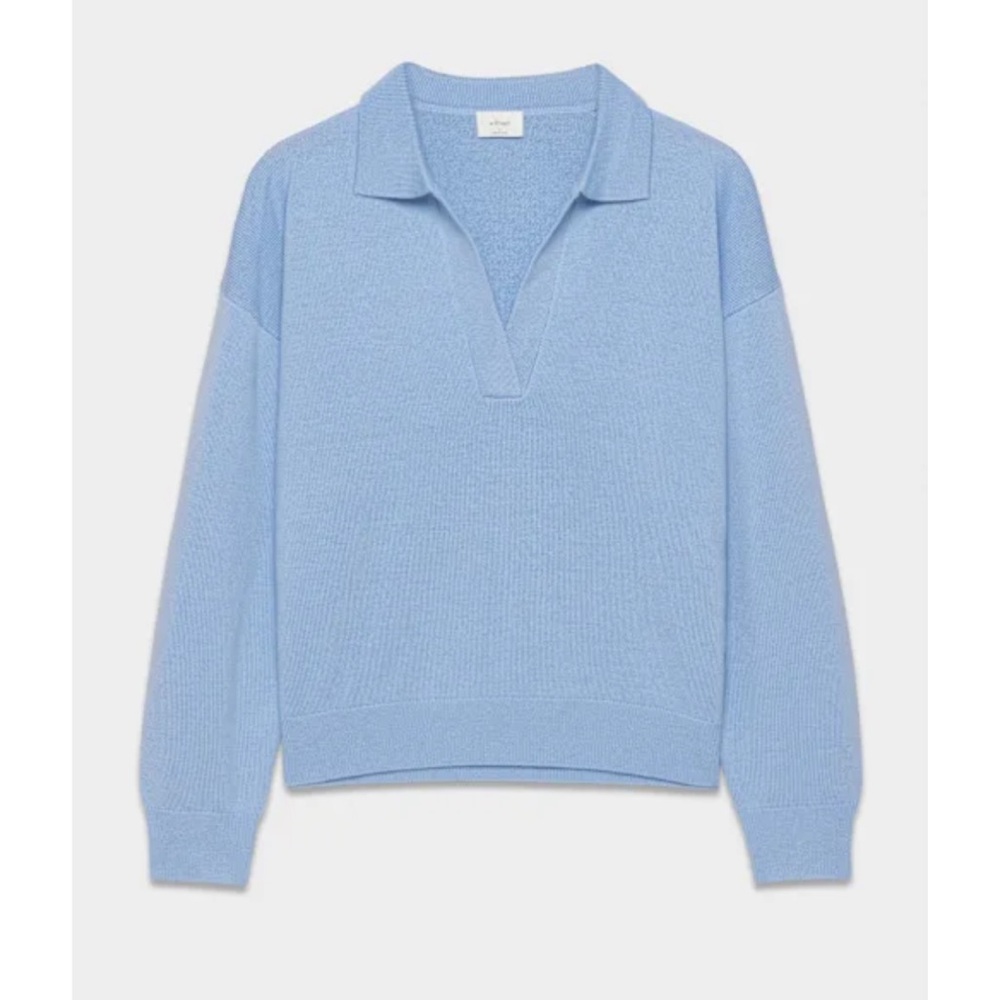 Clara Merino Wool Sweater Cornflower Blue